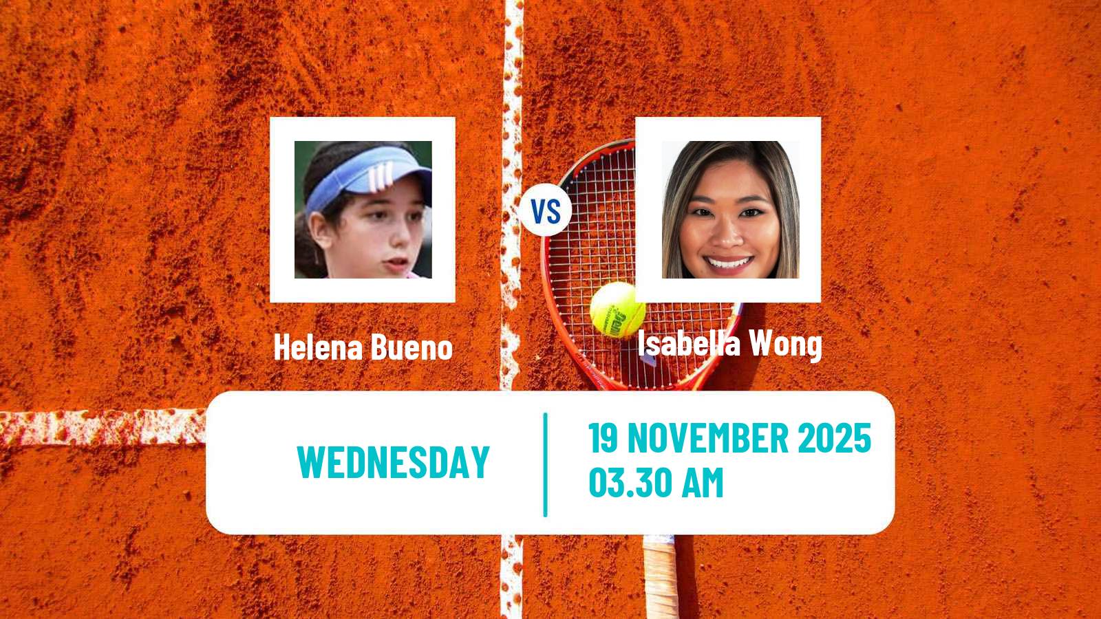 Tennis ITF W15 Monastir 40 Women Helena Bueno - Isabella Wong