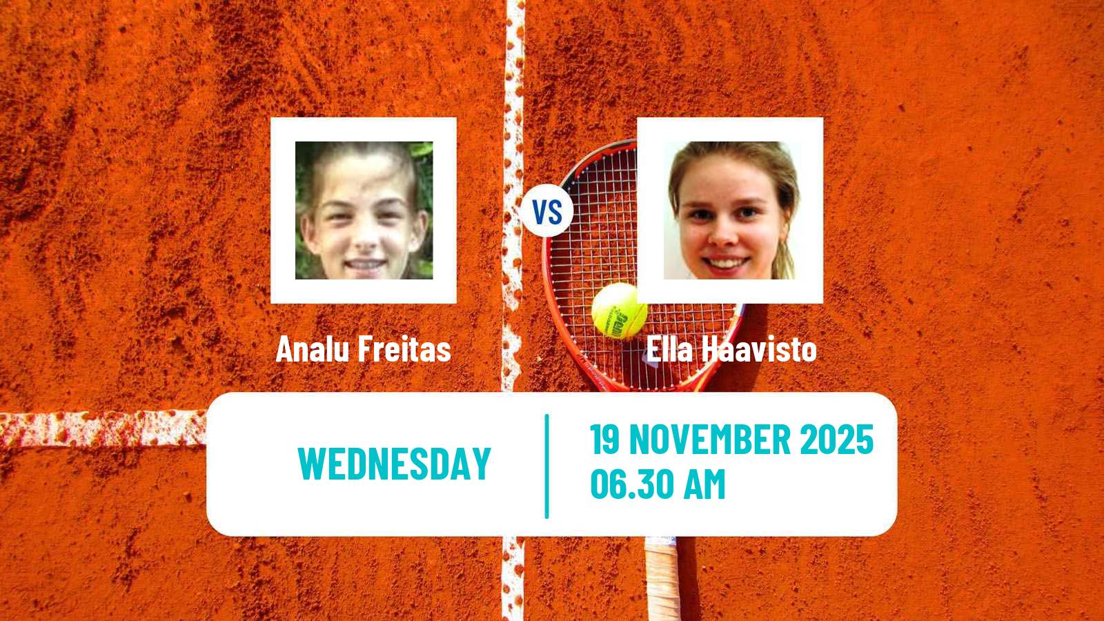 Tennis ITF W15 Lousada Women Analu Freitas - Ella Haavisto