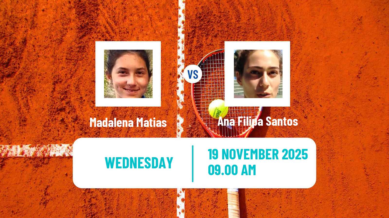 Tennis ITF W15 Lousada Women Madalena Matias - Ana Filipa Santos