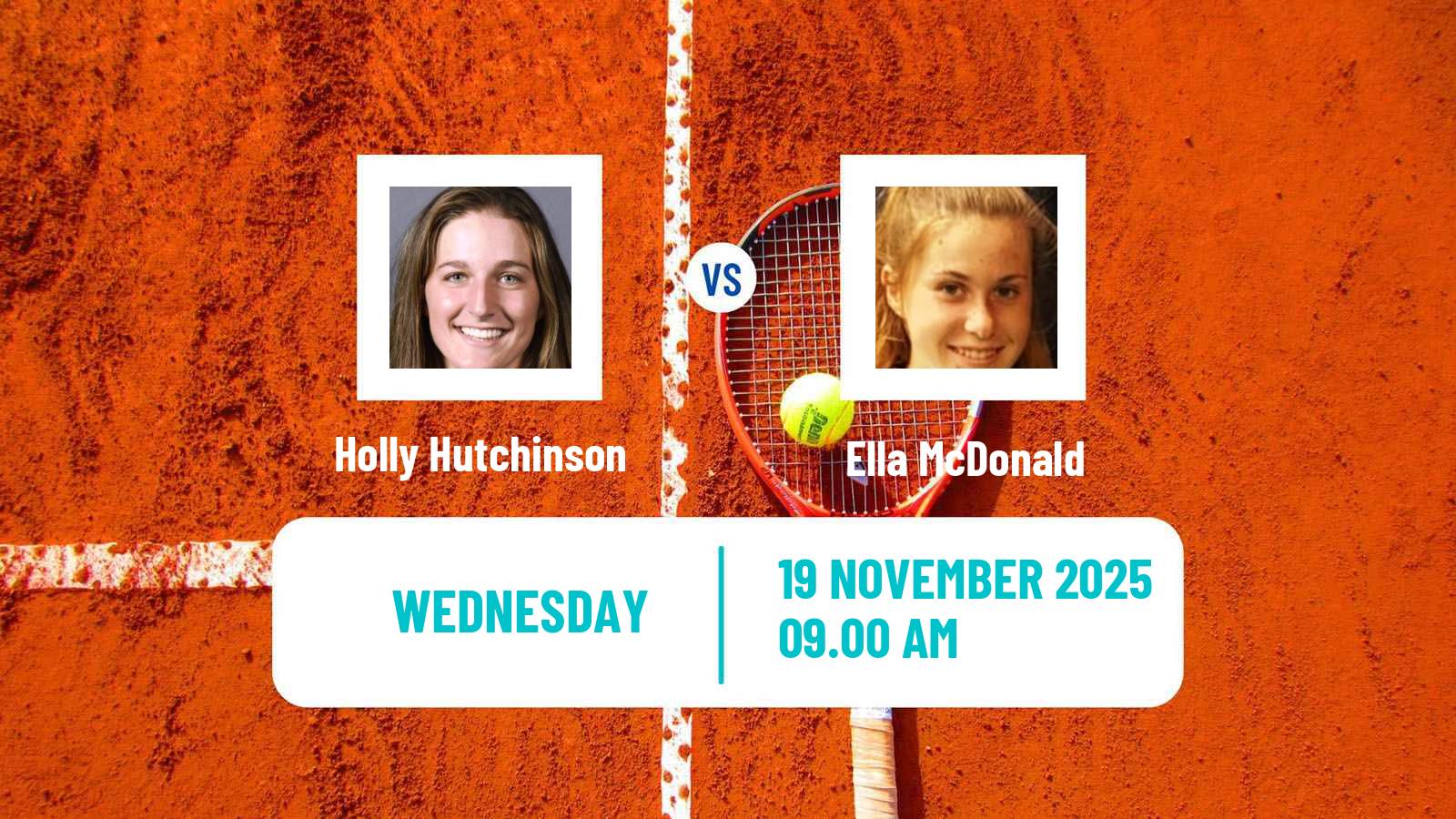 Tennis ITF W15 Lousada Women Holly Hutchinson - Ella McDonald