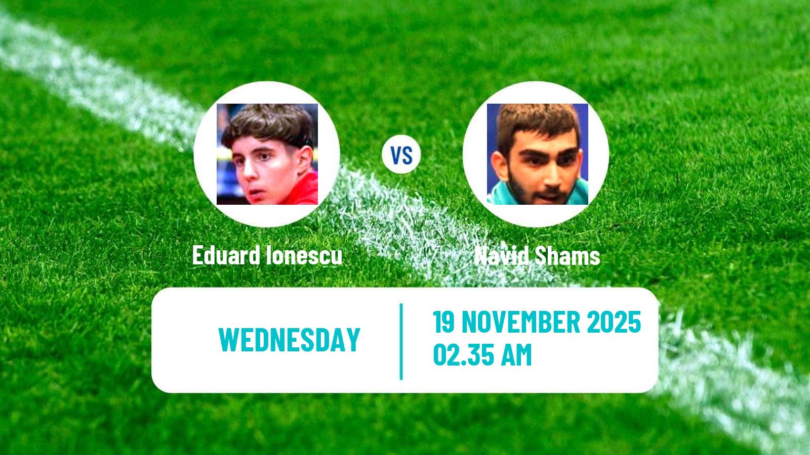 Table tennis Wtt Star Contender Muscat Men Eduard Ionescu - Navid Shams