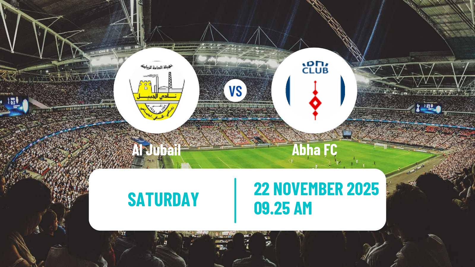 Football Saudi Division 1 Al Jubail - Abha