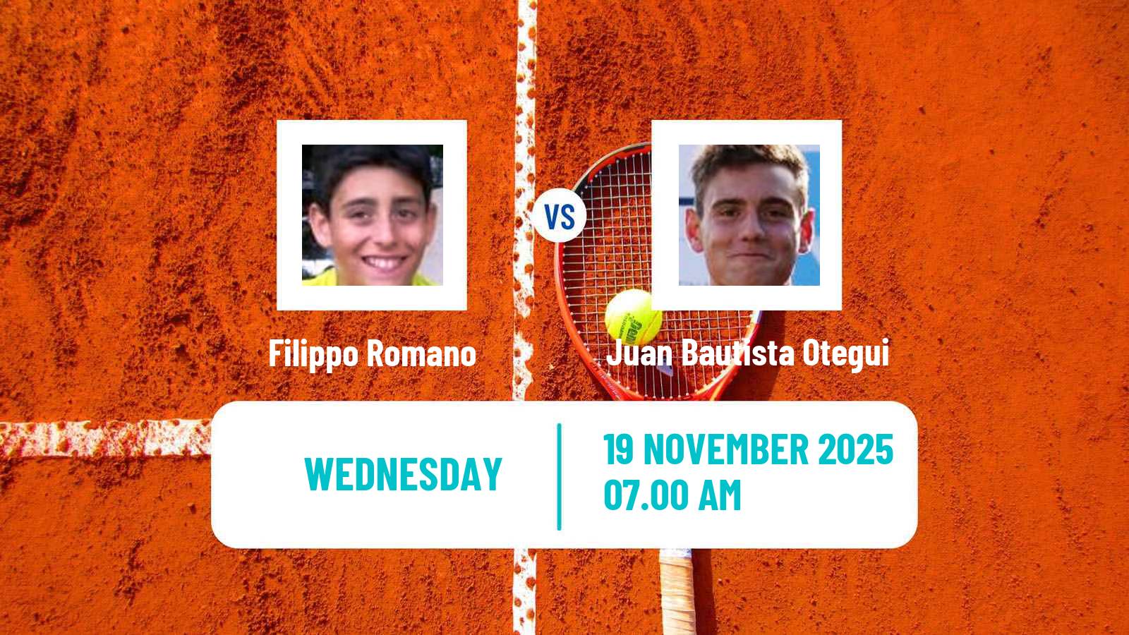 Tennis ITF M25 Heraklion 2 Men Filippo Romano - Juan Bautista Otegui
