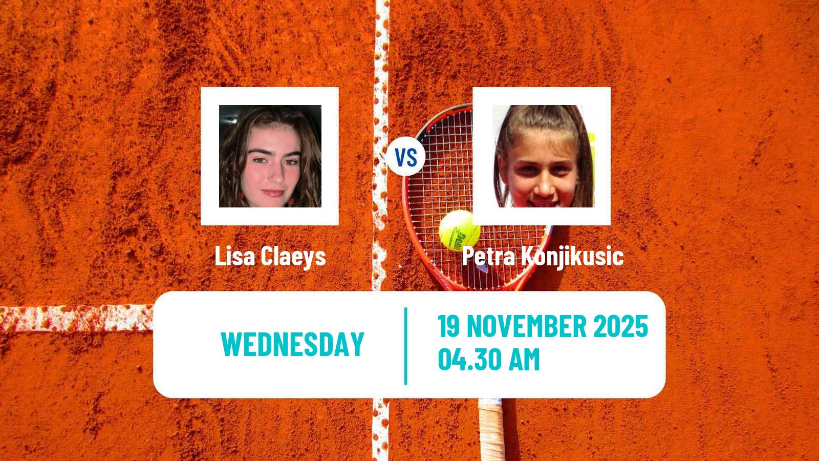 Tennis ITF W15 Sharm Elsheikh 20 Women Lisa Claeys - Petra Konjikusic