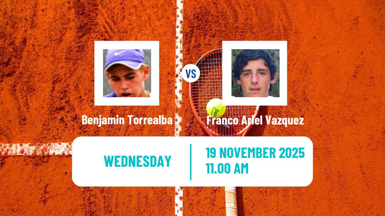 Tennis ITF M15 Santiago 7 Men Benjamin Torrealba - Franco Ariel Vazquez