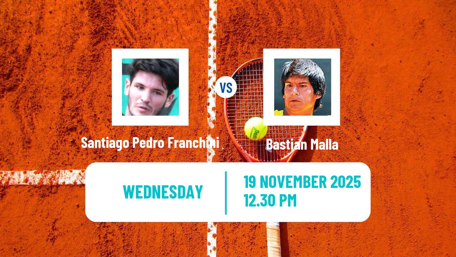 Tennis ITF M15 Santiago 7 Men Santiago Pedro Franchini - Bastian Malla