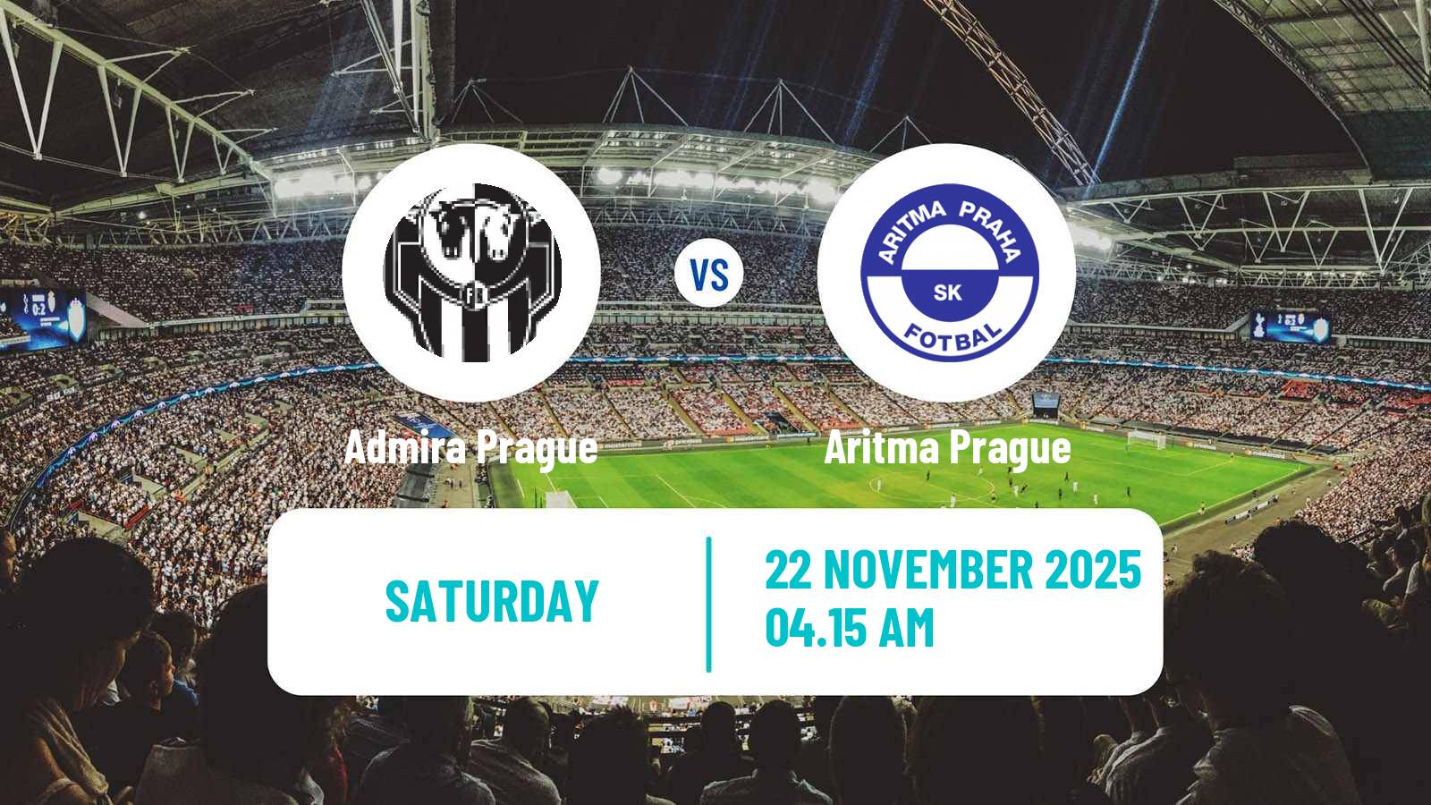 Football Czech CFL Group A Admira Prague - Aritma Prague