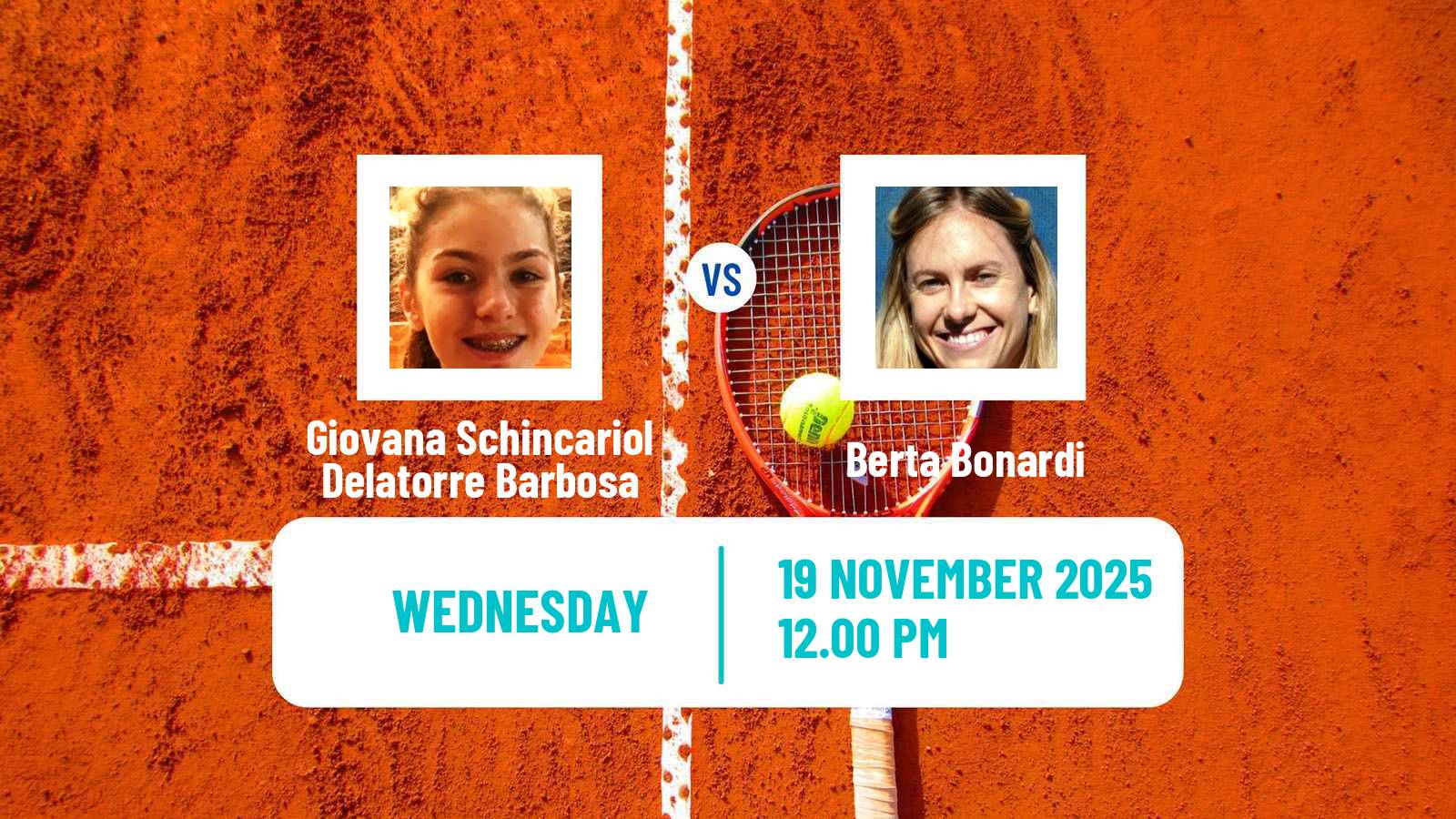 Tennis ITF W15 Mogi Das Cruzes Women Giovana Schincariol Delatorre Barbosa - Berta Bonardi