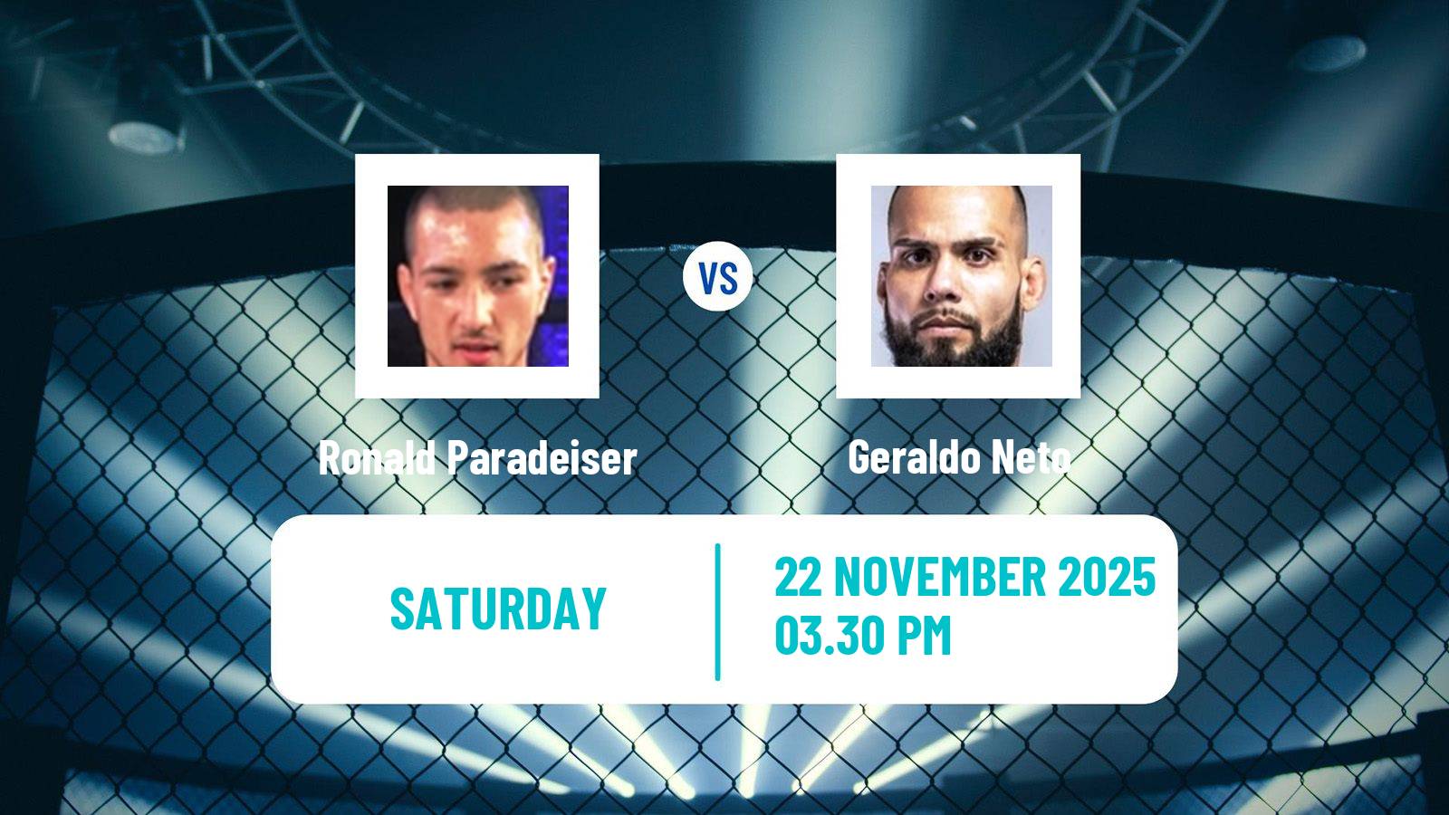 MMA Welterweight Oktagon Men Ronald Paradeiser - Geraldo Neto