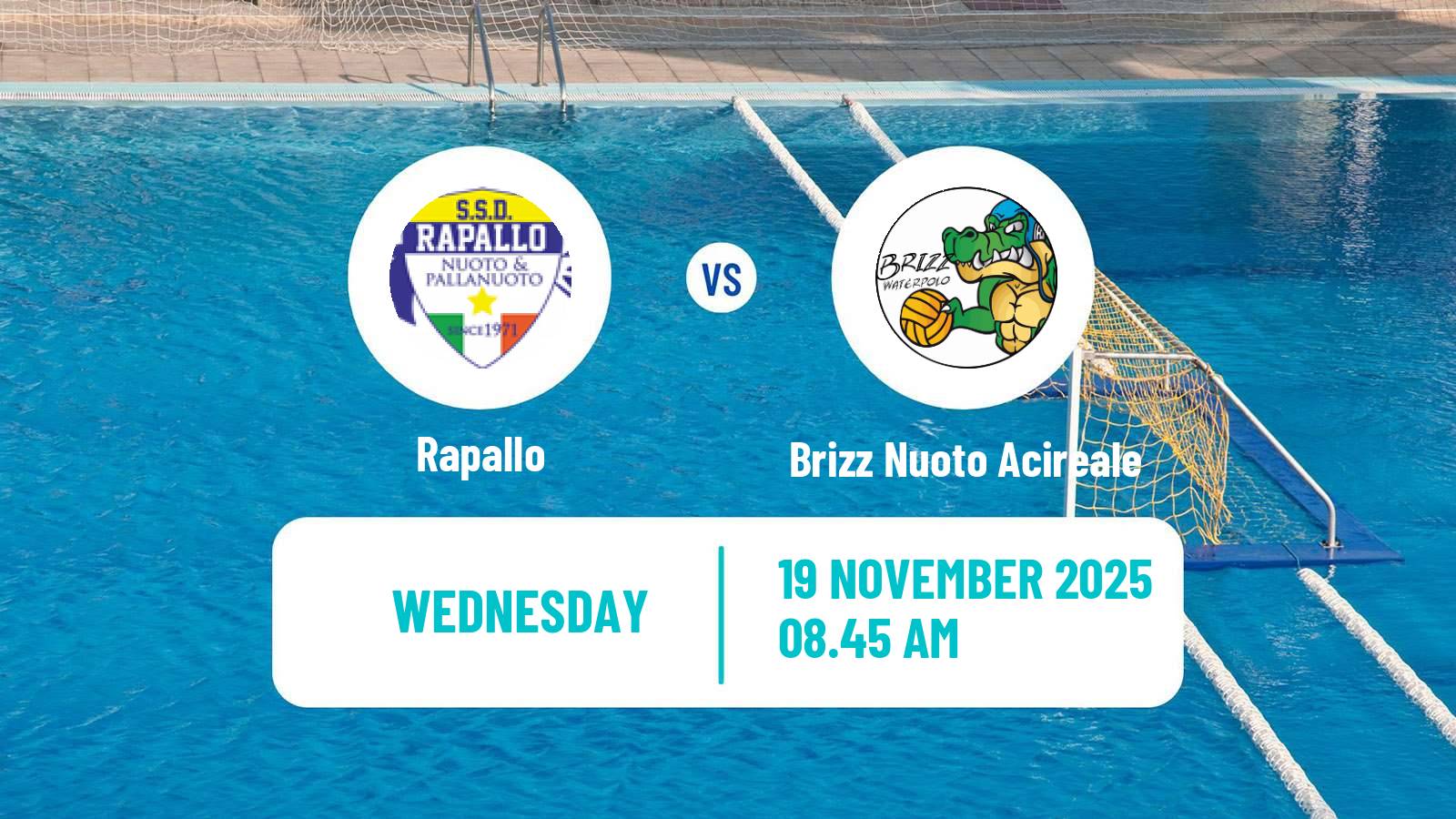 Water polo Italian A1 Water Polo Women Rapallo - Brizz Nuoto Acireale