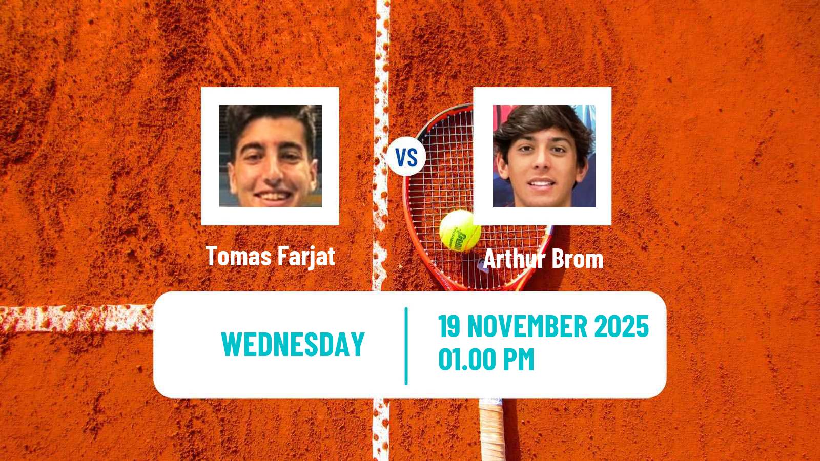Tennis ITF Men Singles M25 Cochabamba Tomas Farjat - Arthur Brom