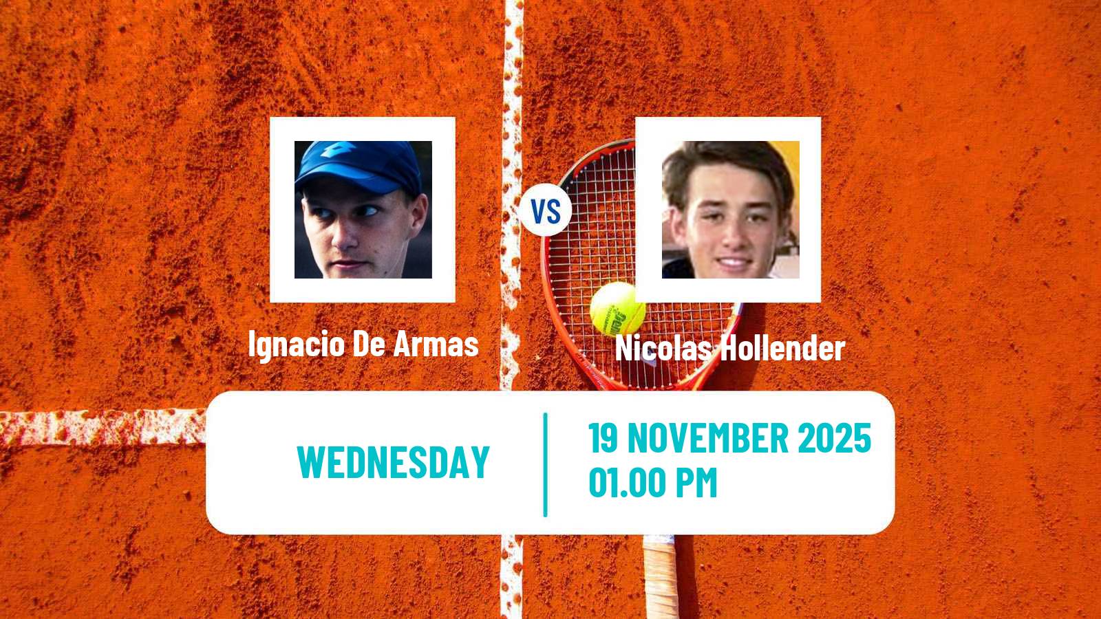 Tennis ITF Men Singles M25 Cochabamba Ignacio De Armas - Nicolas Hollender
