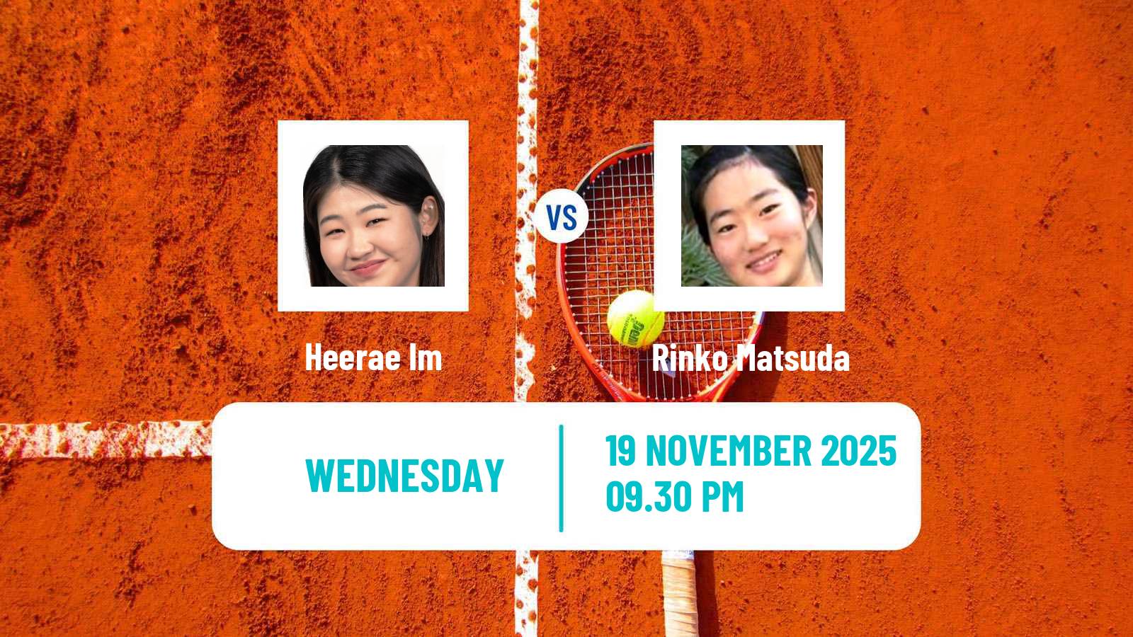 Tennis ITF Women Singles W15 Phan Thiet 2 Heerae Im - Rinko Matsuda