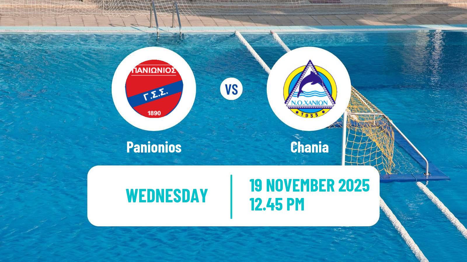 Water polo Greek A1 Water Polo Women Panionios - Chania
