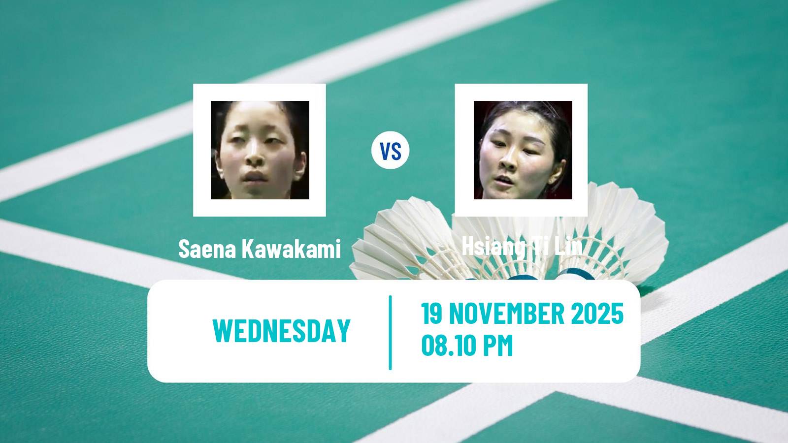 Badminton BWF World Tour Women Australian Open Saena Kawakami - Hsiang Ti Lin