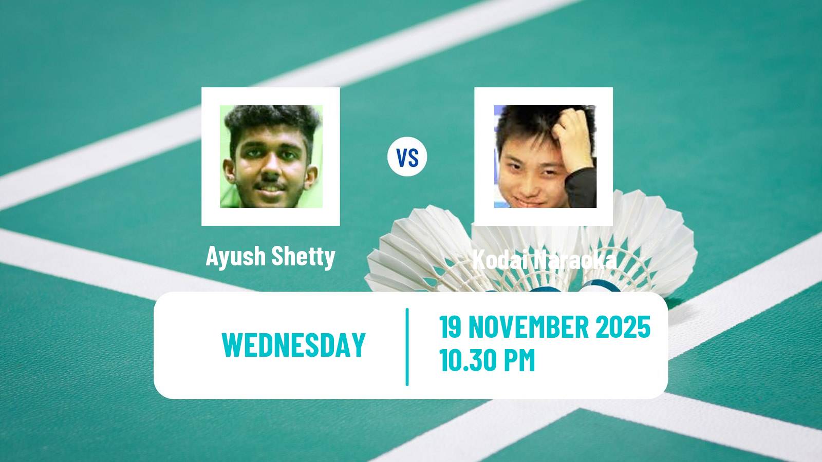 Badminton BWF World Tour Men Australian Open Ayush Shetty - Kodai Naraoka