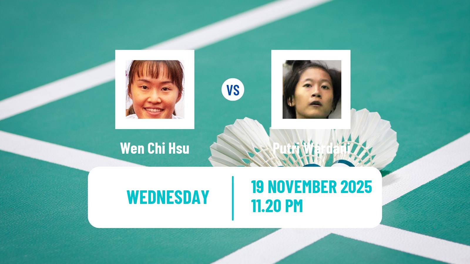 Badminton BWF World Tour Women Australian Open Wen Chi Hsu - Putri Wardani