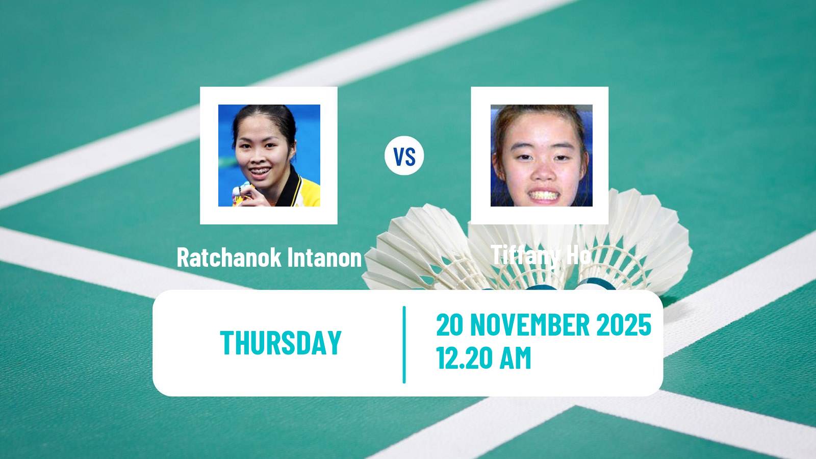 Badminton BWF World Tour Women Australian Open Ratchanok Intanon - Tiffany Ho