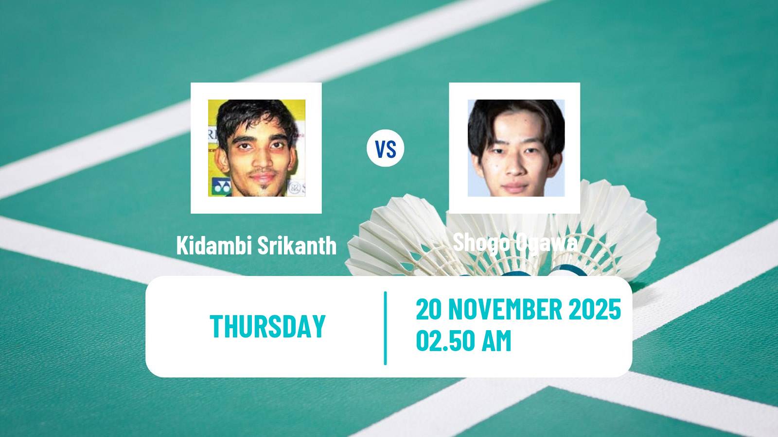 Badminton BWF World Tour Men Australian Open Kidambi Srikanth - Shogo Ogawa
