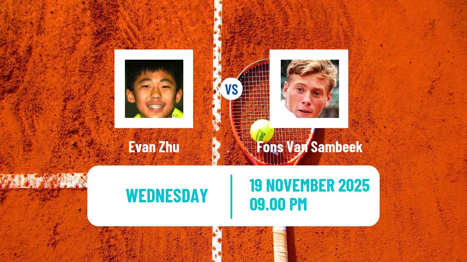 Tennis ITF Men Singles M15 Kuala Lumpur 2 Evan Zhu - Fons Van Sambeek