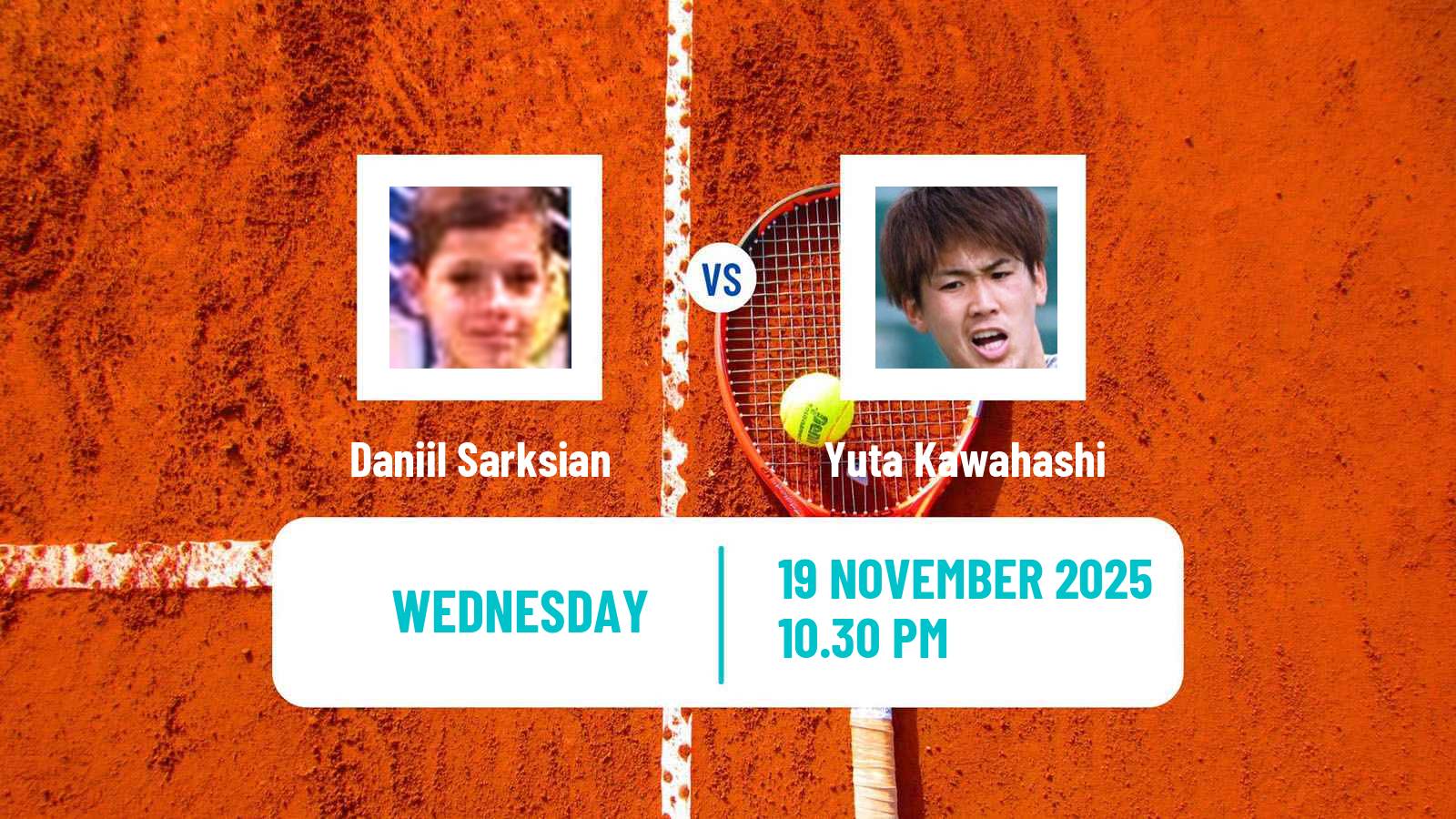 Tennis ITF Men Singles M15 Kuala Lumpur 2 Daniil Sarksian - Yuta Kawahashi
