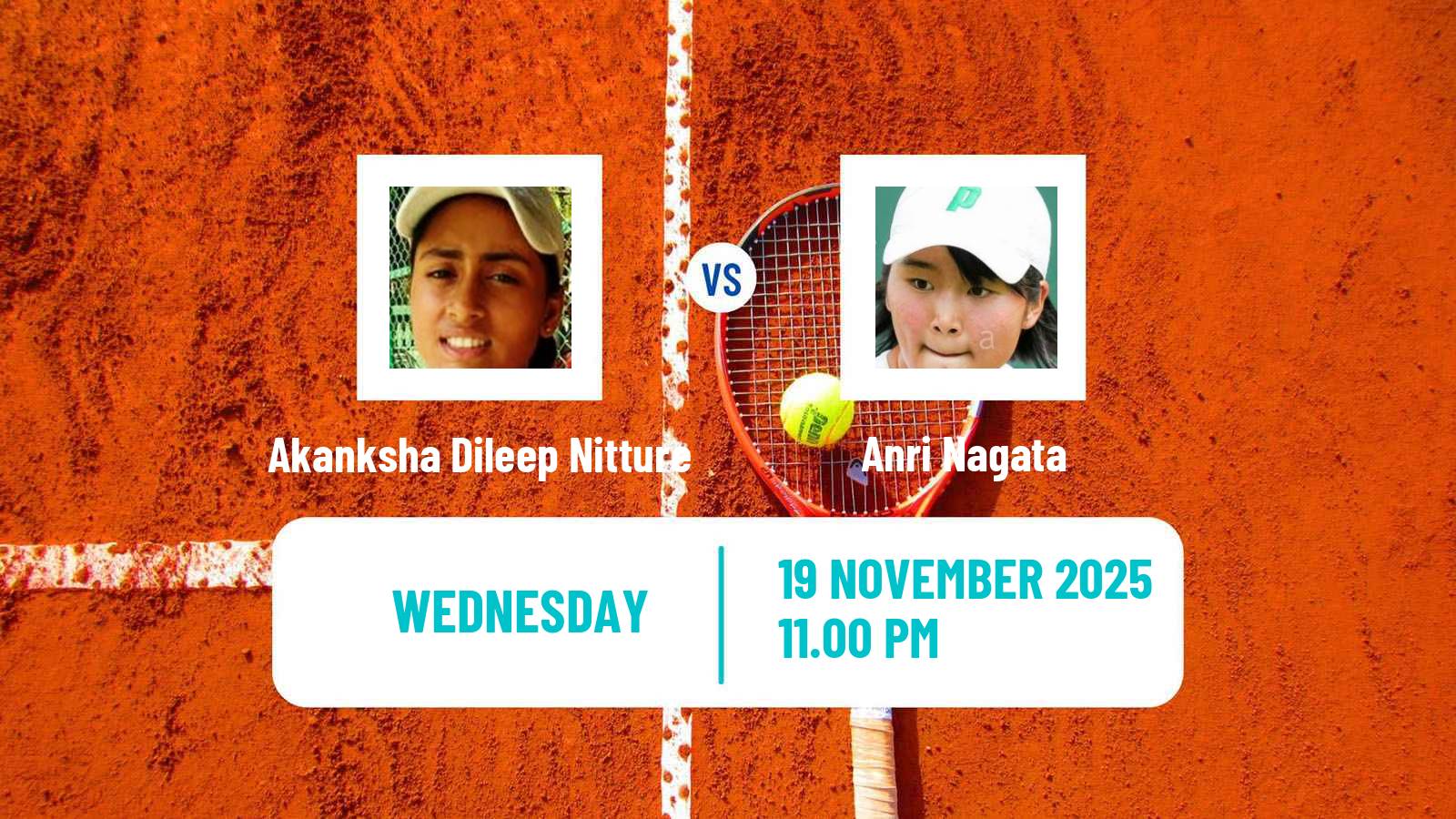 Tennis ITF Women Singles W15 Phan Thiet 2 Akanksha Dileep Nitture - Anri Nagata