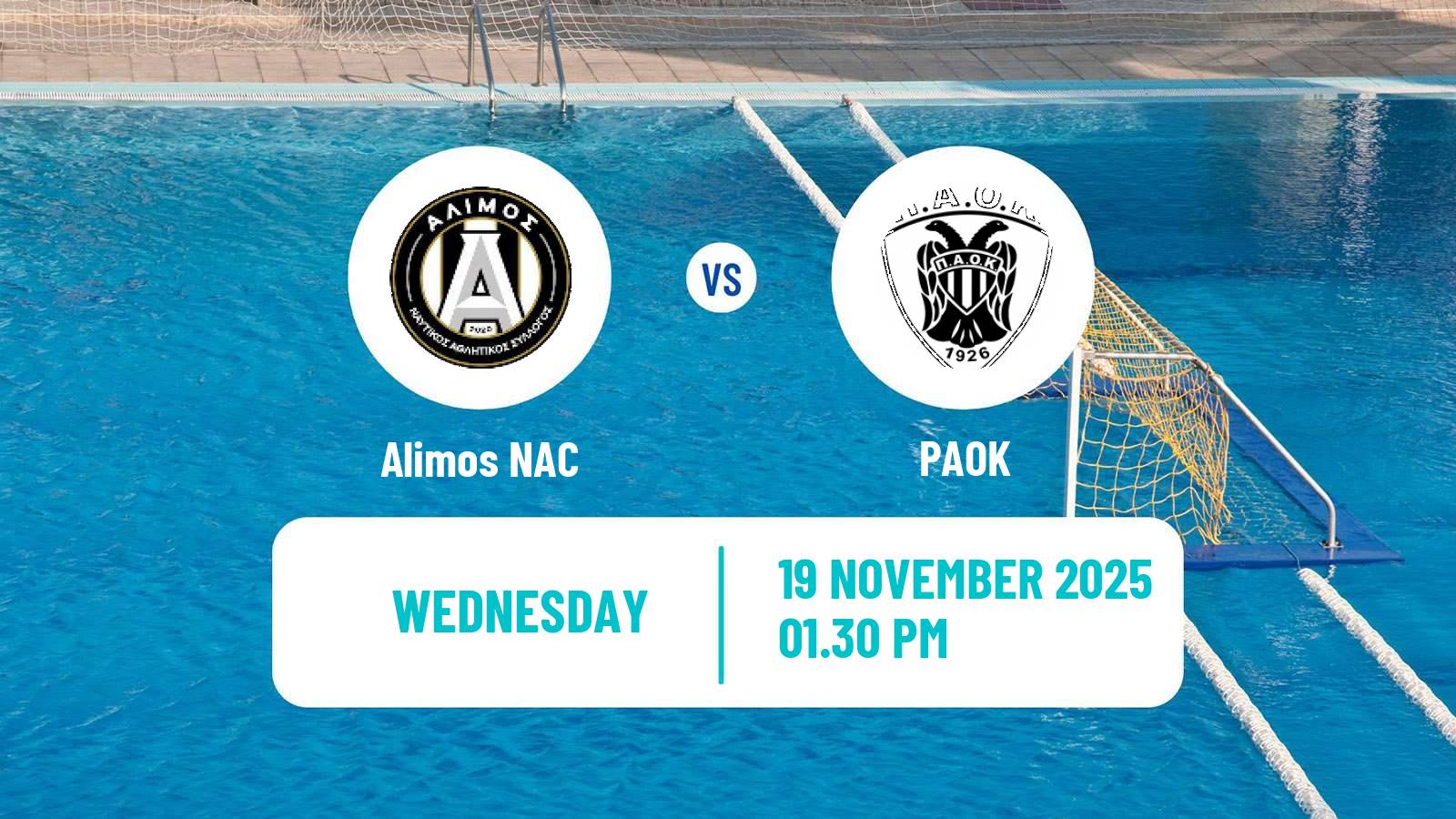 Water polo Greek A1 Water Polo Women Alimos - PAOK