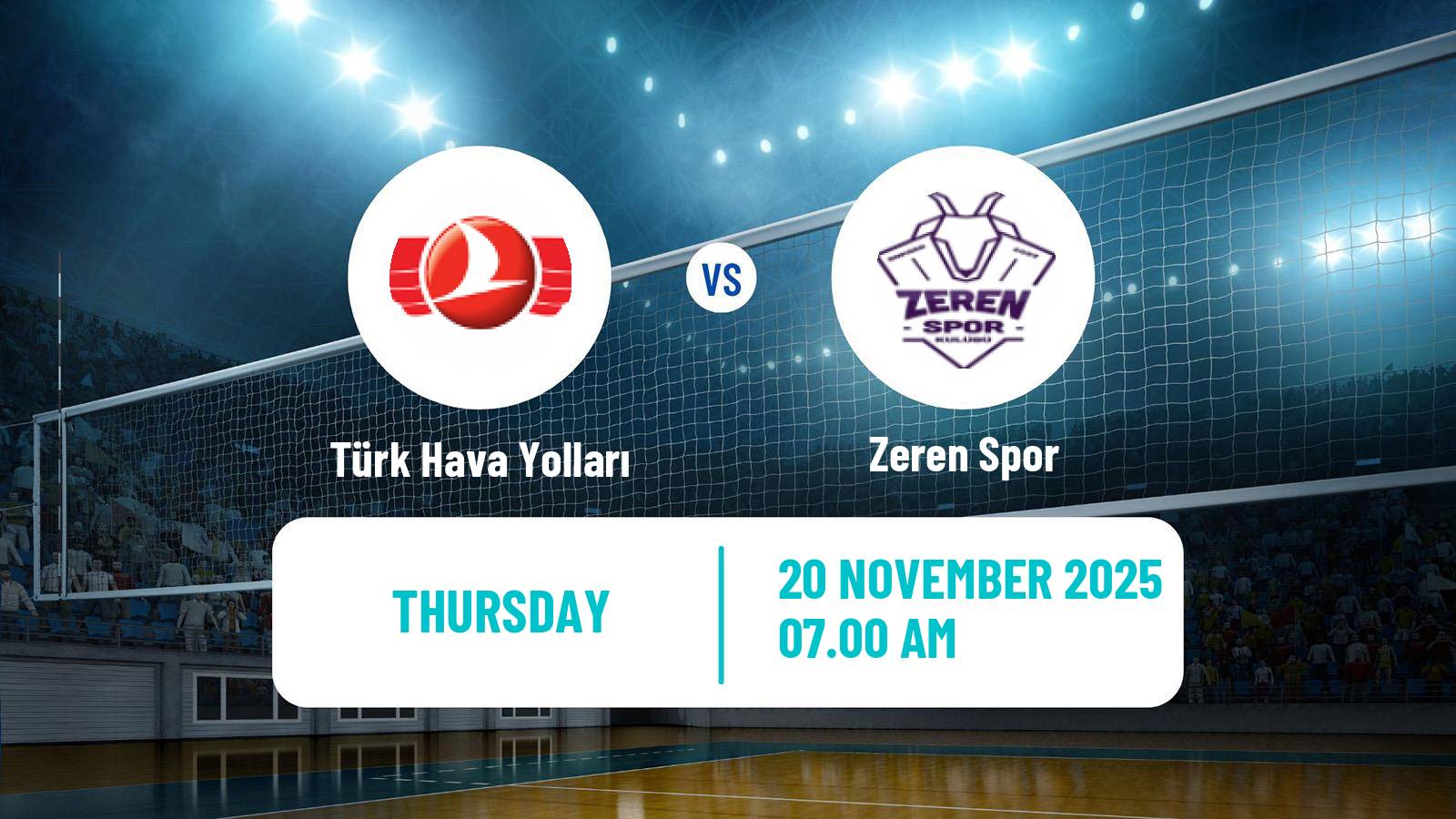 Volleyball Turkish Sultanlar Ligi Volleyball Women Türk Hava Yolları - Zeren Spor