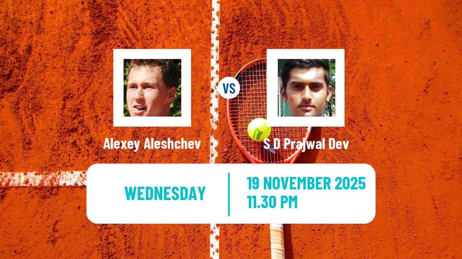 Tennis ITF Men Singles M15 Bhubaneswar Alexey Aleshchev - S D Prajwal Dev