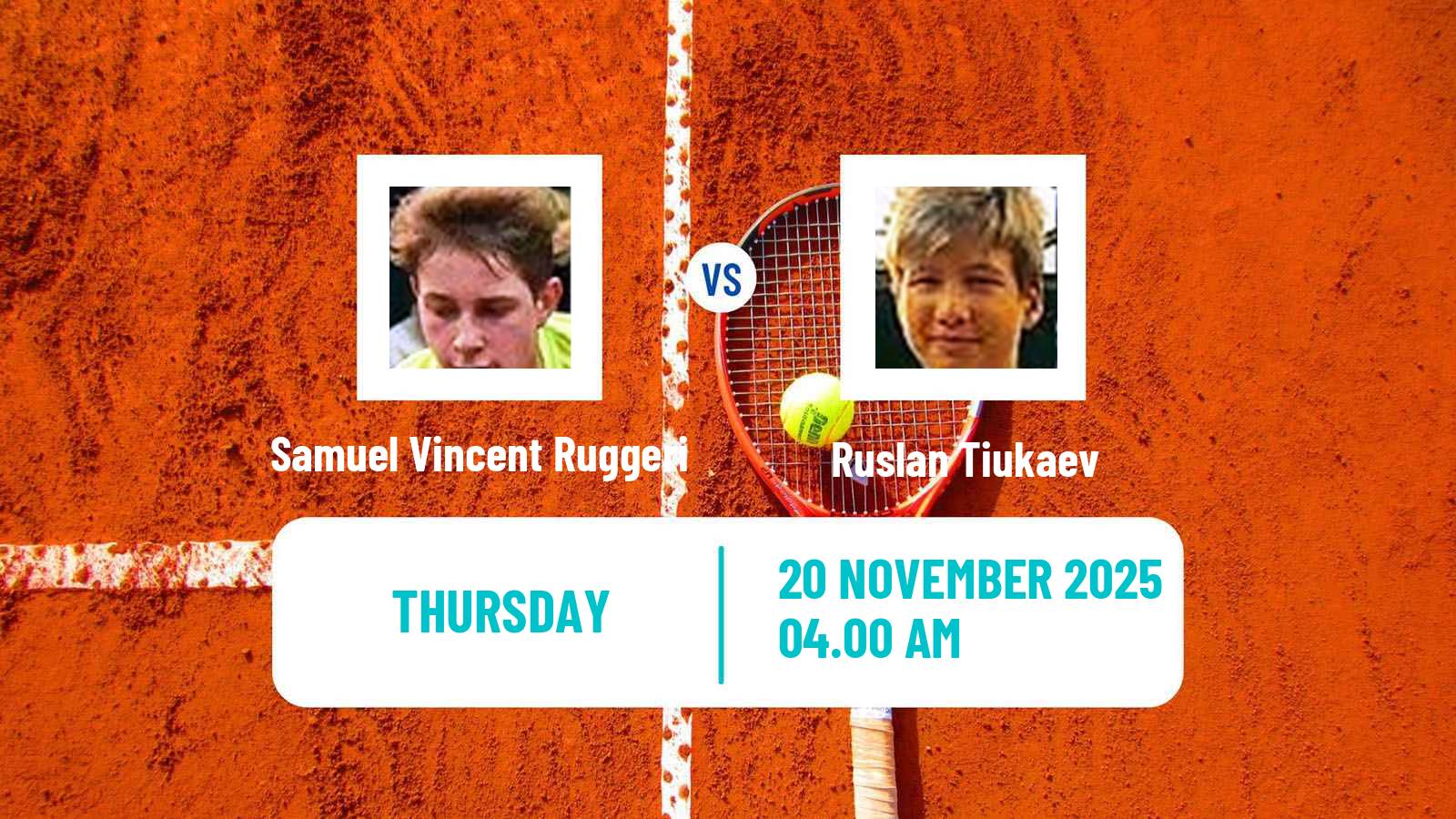Tennis ITF Men Singles M15 Sharm Elsheikh 18 Samuel Vincent Ruggeri - Ruslan Tiukaev