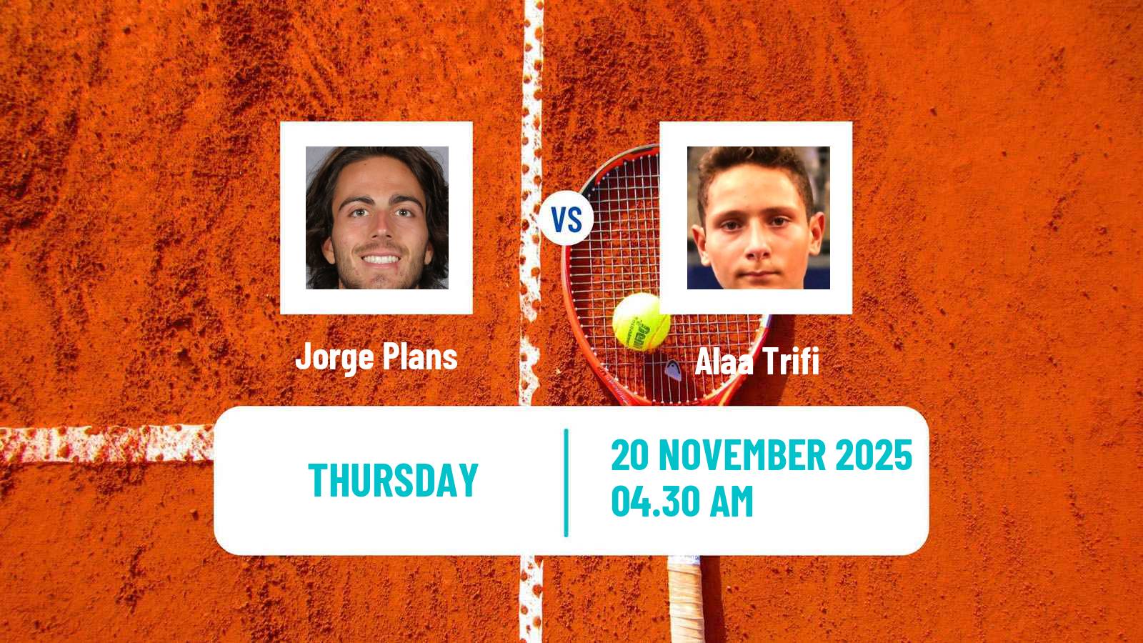 Tennis ITF Men Singles M15 Monastir 42 Jorge Plans - Alaa Trifi