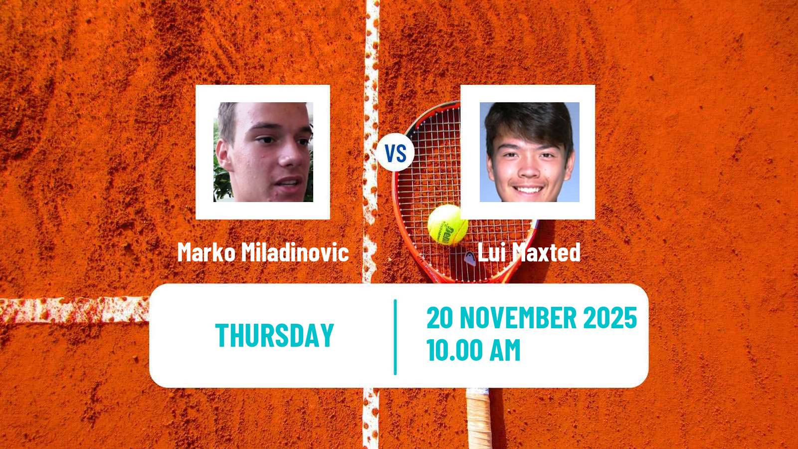 Tennis ITF Men Singles M25 Austin Tx Marko Miladinovic - Lui Maxted