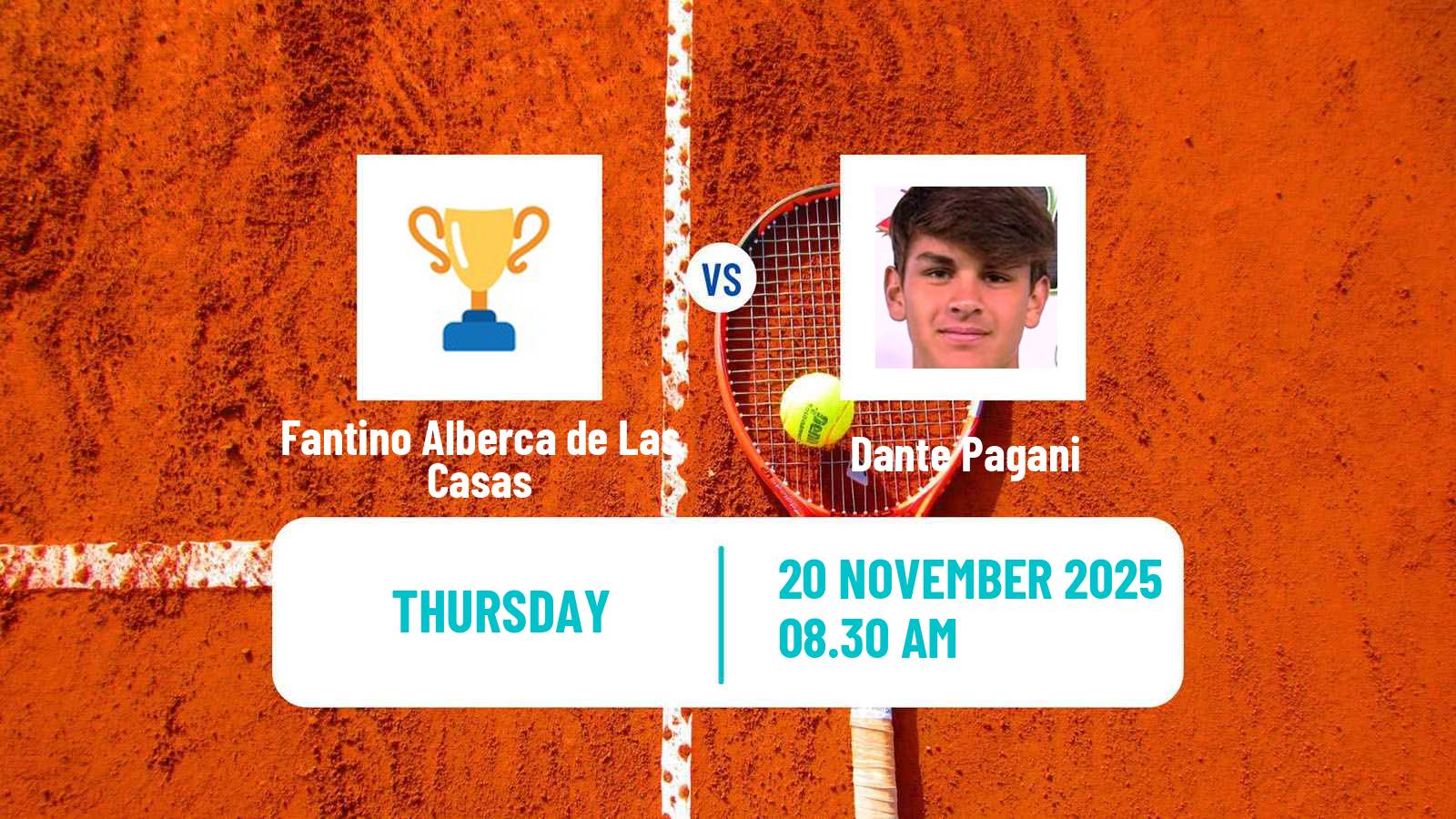 Tennis ITF Men Singles M15 Olavarria Fantino Alberca de Las Casas - Dante Pagani