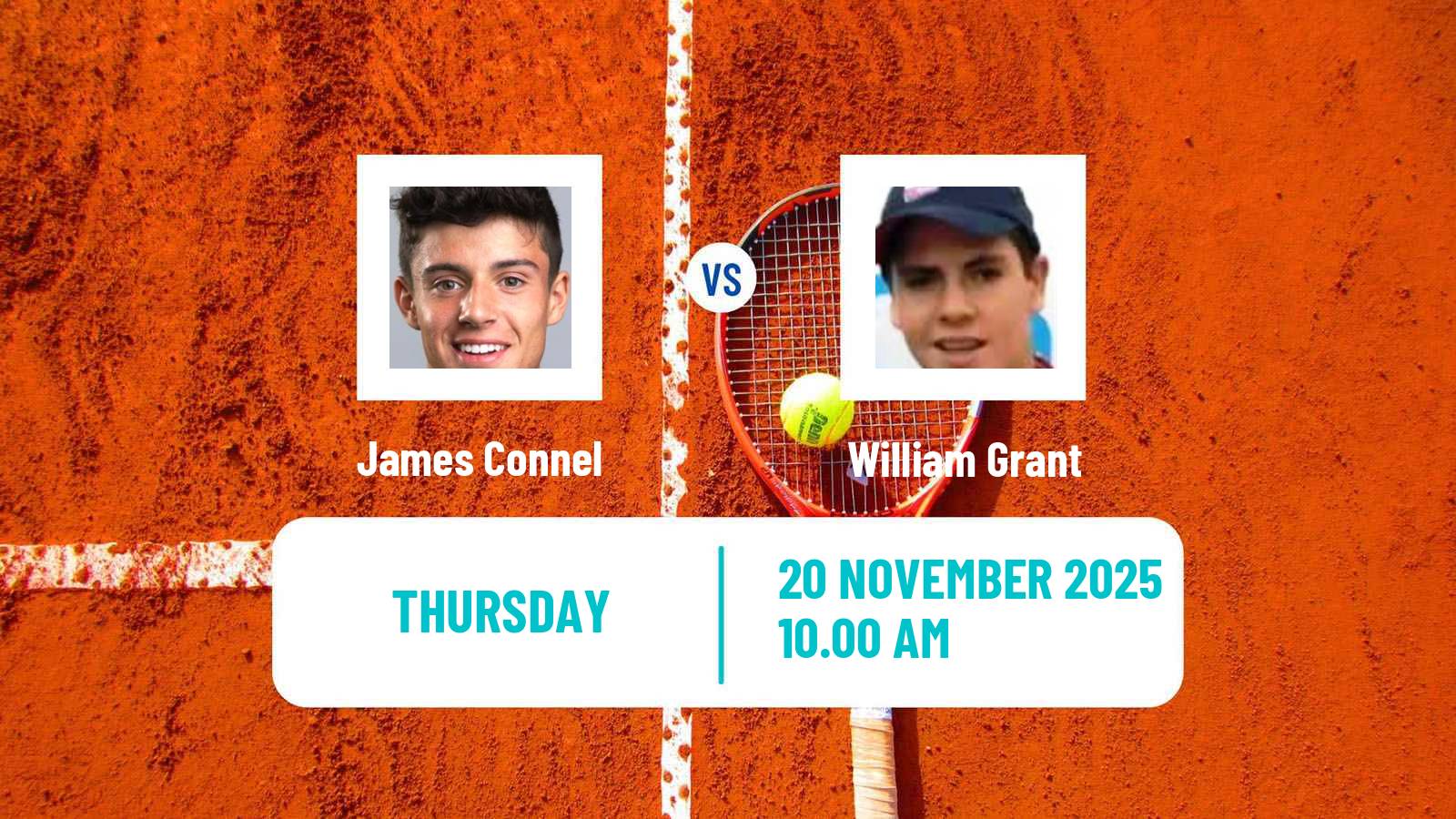 Tennis ITF Men Singles M15 Tallahassee Fl James Connel - William Grant